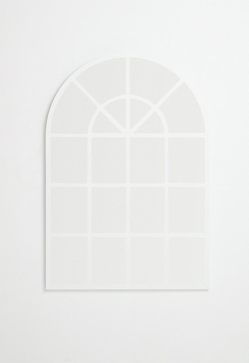 Native Decor - Farmhouse wall mirror - white