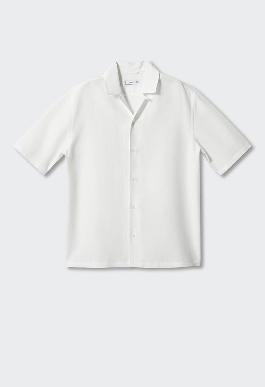 MANGO - Shirt malaga - white