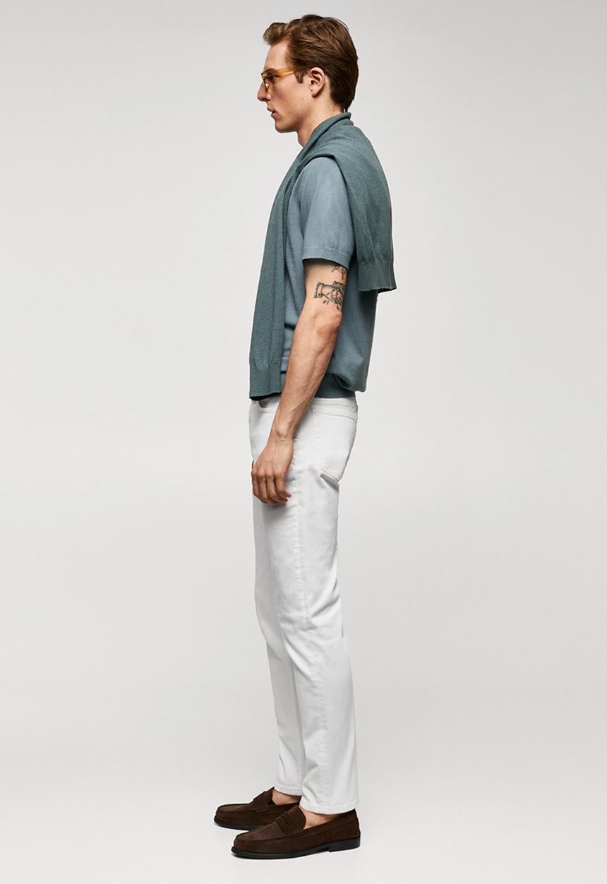 MANGO - Jeans jan - white