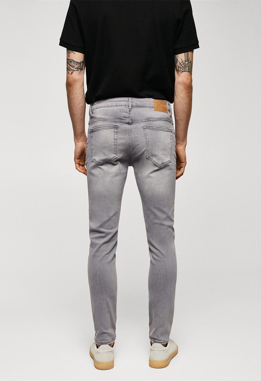 MANGO - Jeans jude - open grey