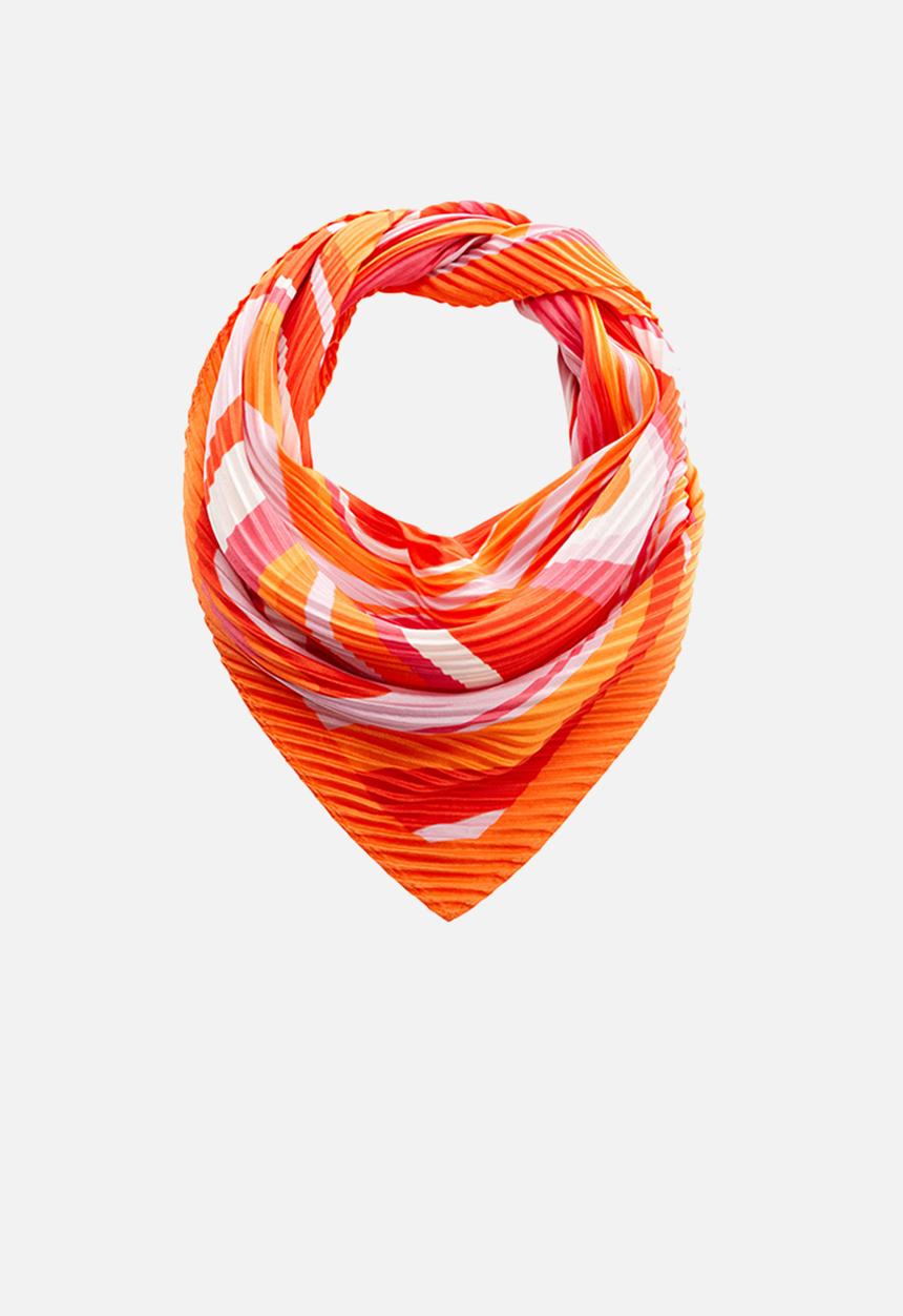 MANGO - Neck scarf ondas- red