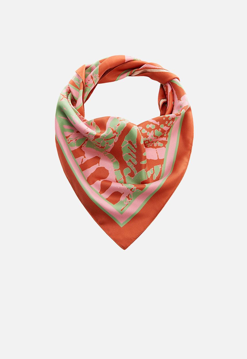 MANGO - Neck scarf boho- brown