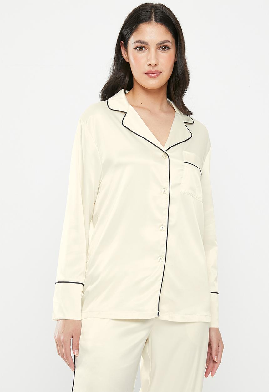 RAYE - Regardless pyjama top - ivory