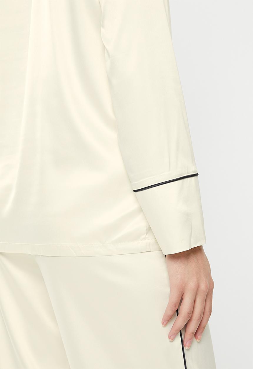 RAYE - Regardless pyjama top - ivory