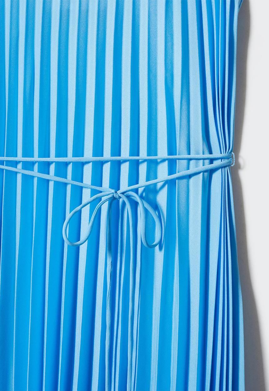 MANGO - Dress fortuny5 - mid blue