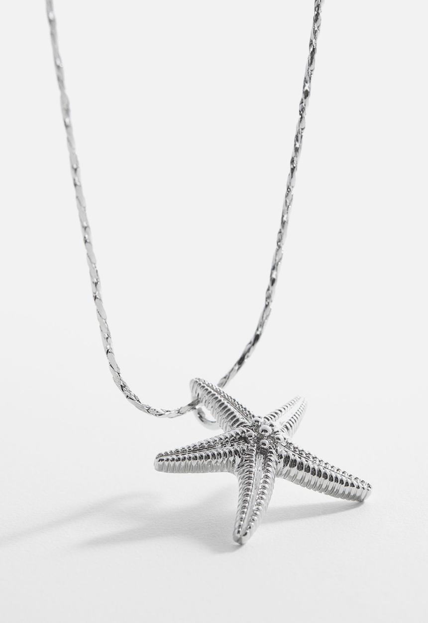 MANGO - Necklace fancy- silver