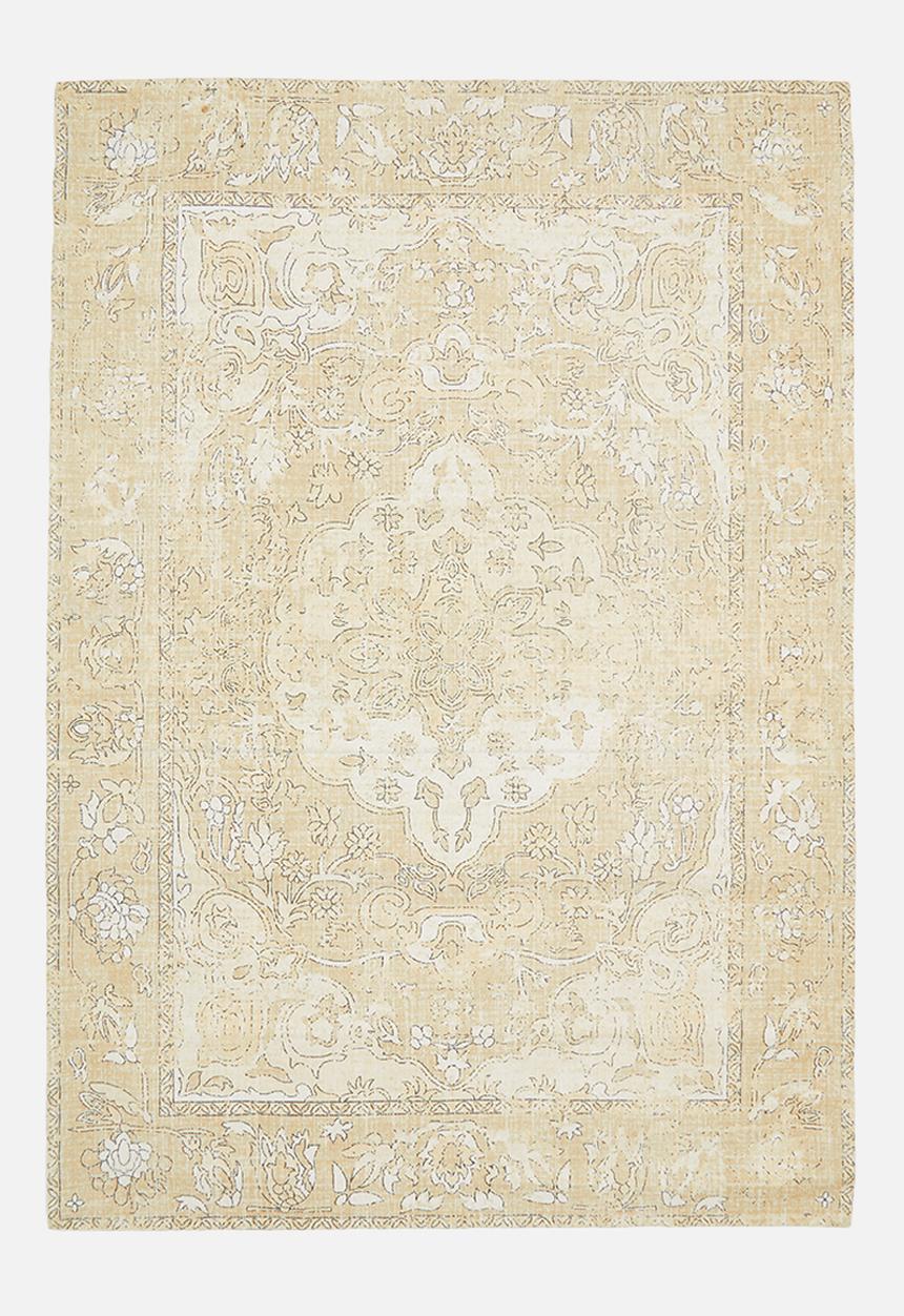 Sixth Floor - Playful Antique Rug - Butter