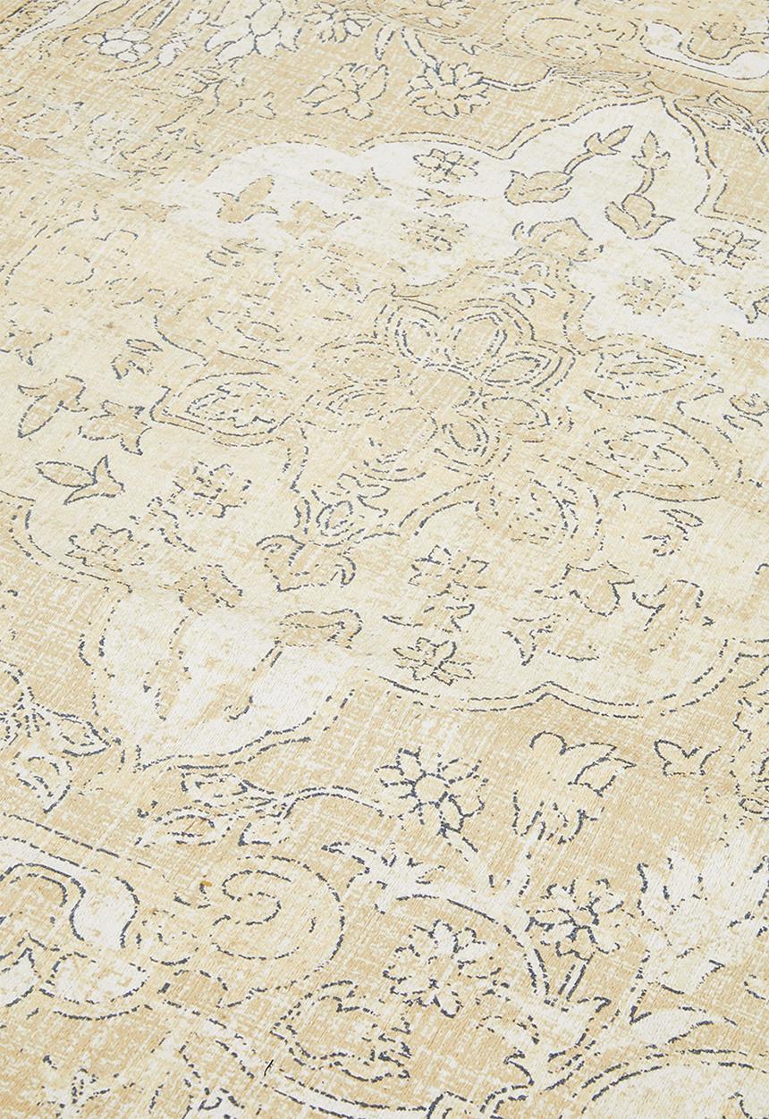 Sixth Floor - Playful Antique Rug - Butter