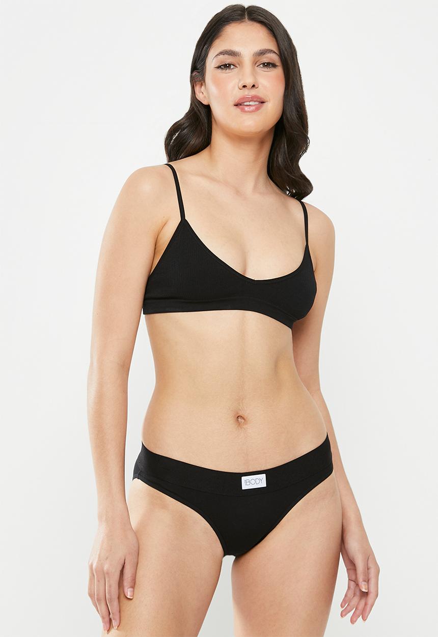 Cotton On - Organic Cotton bikini brief - black