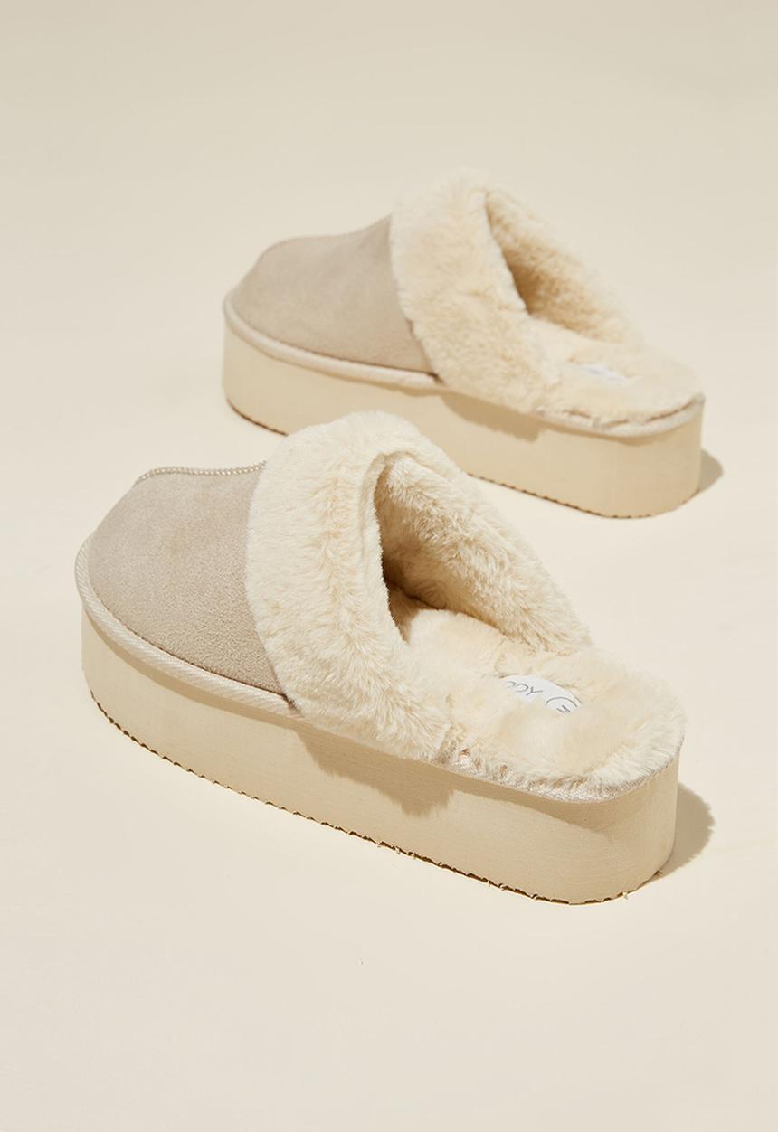 Cotton On - Body platform scuff - bone