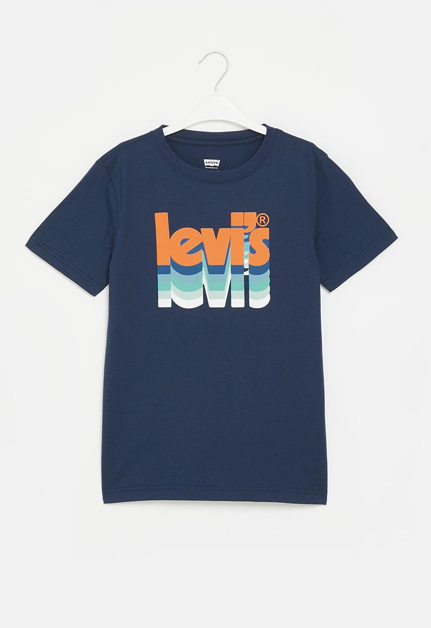 Levi’s® - Lvb layered poster logo tee - naval academy