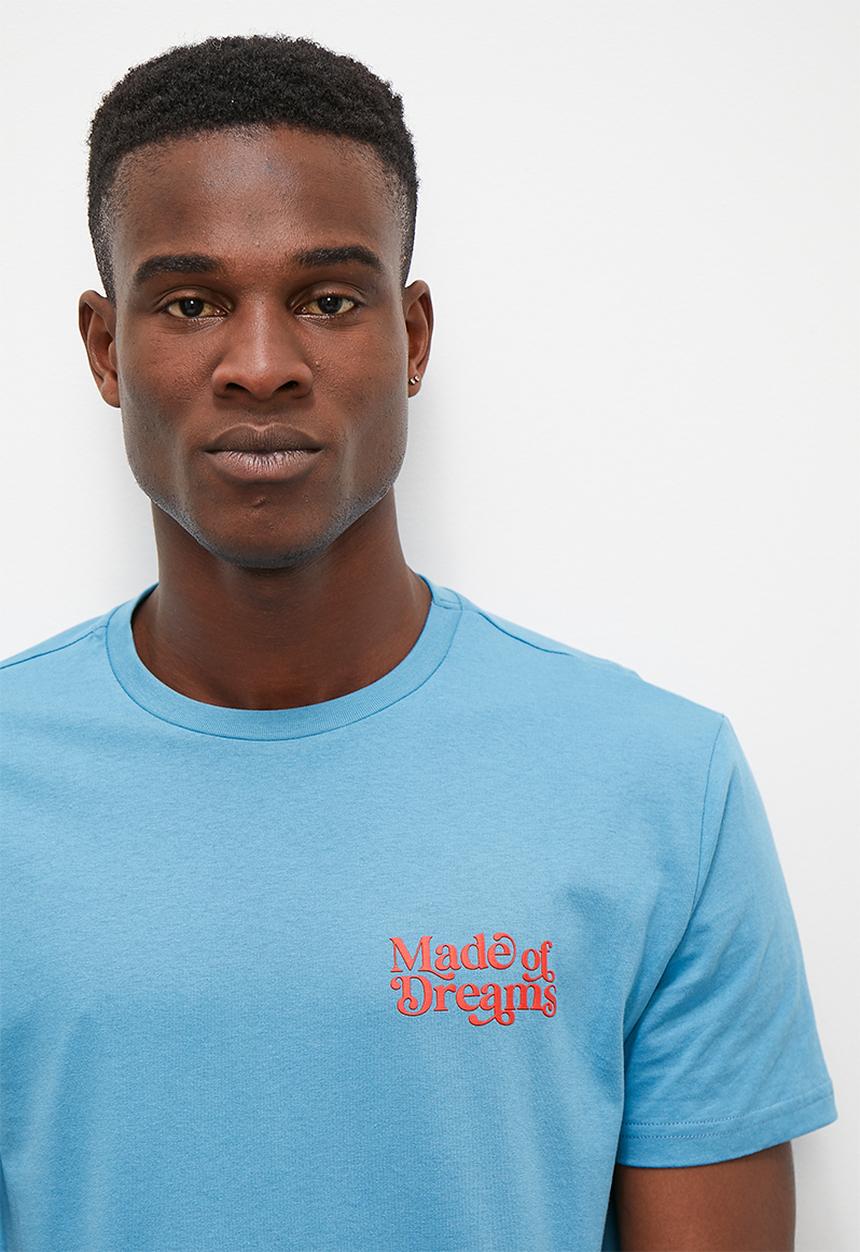 Superbalist - Embroided detail graphic crew neck tee - niagra