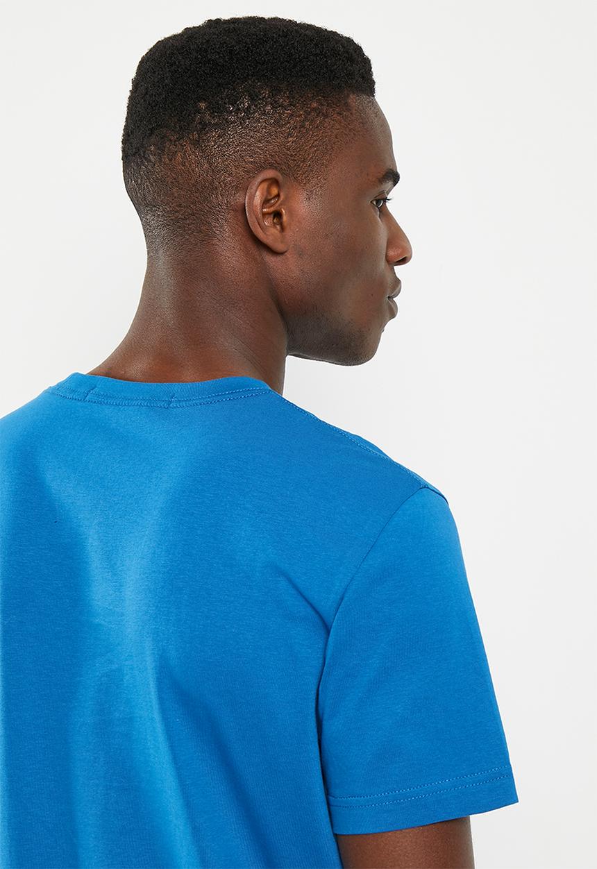Calvin Klein - Coloured address small box tee - tarps blue
