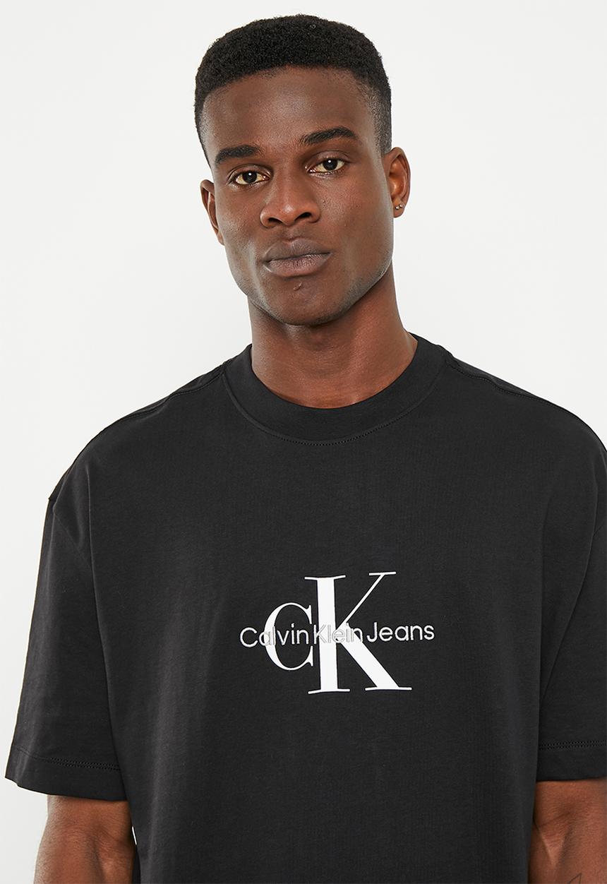 Calvin Klein - Monologo oversized tee - ck black