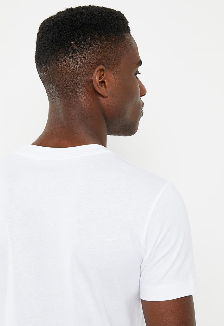 Calvin Klein - Transparent stripe logo tee - bright white