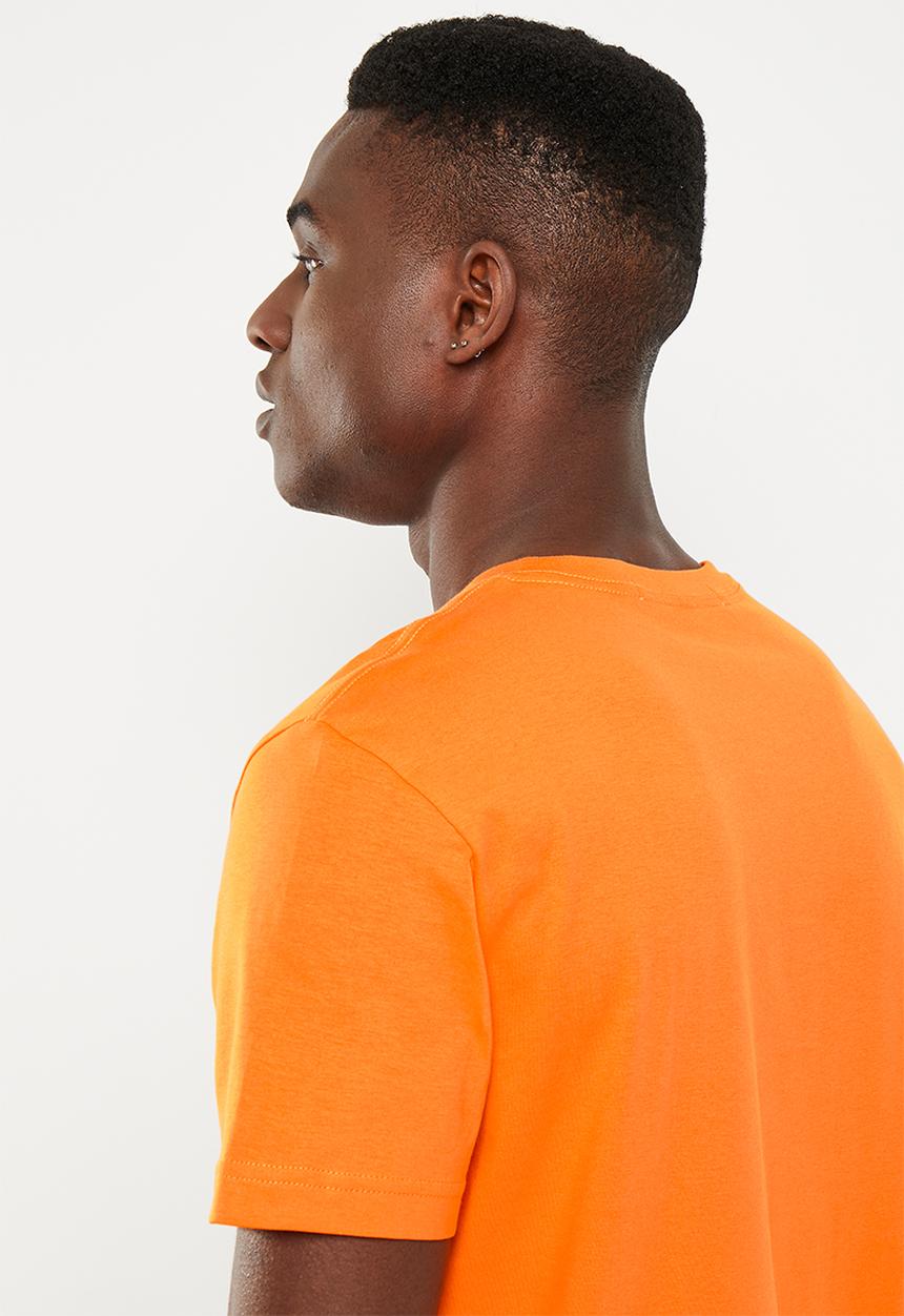 Calvin Klein - Colored address small box tee - vibrant orange
