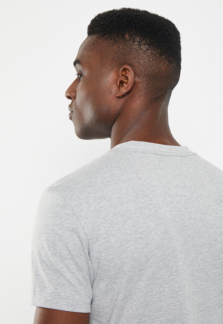 Calvin Klein - Institutional logo slim tee - light grey heather