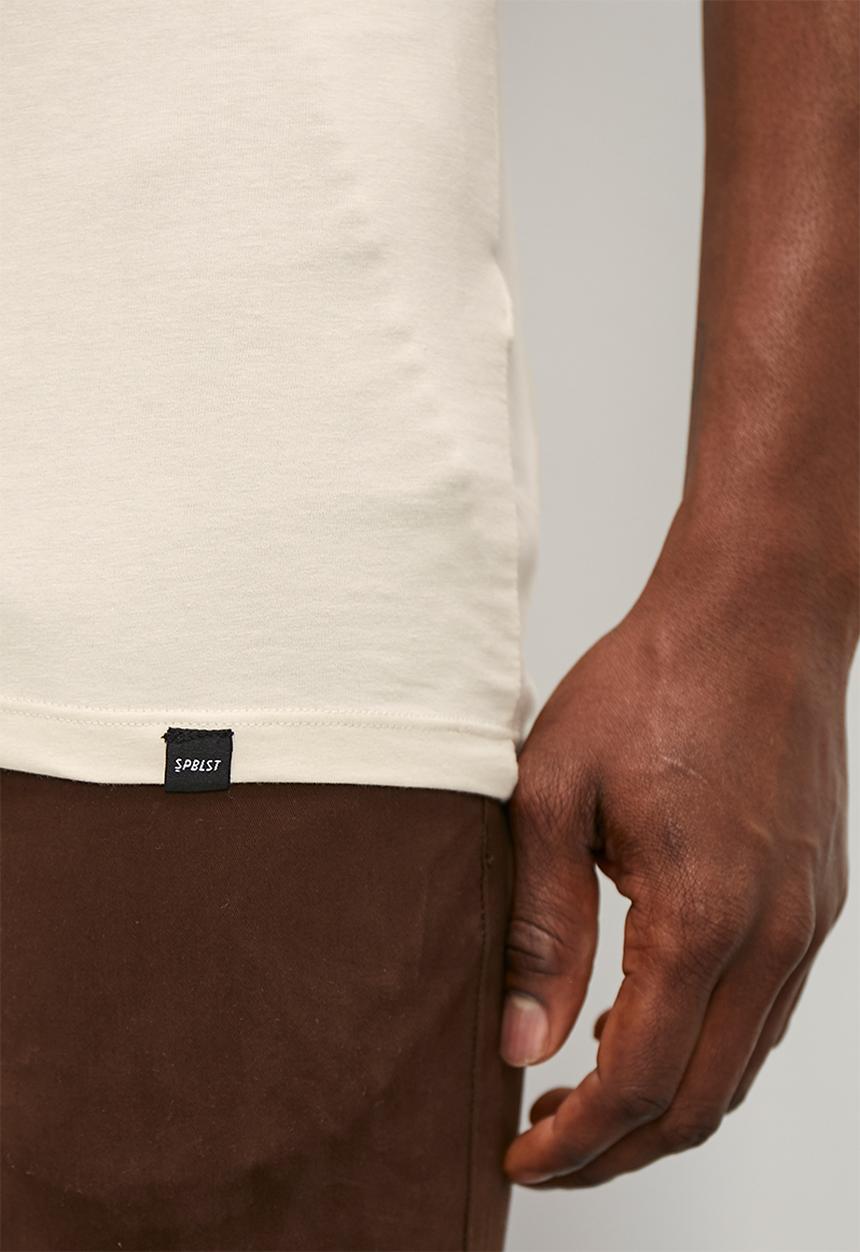 Superbalist - Rico plain muscle fit golfer - ecru