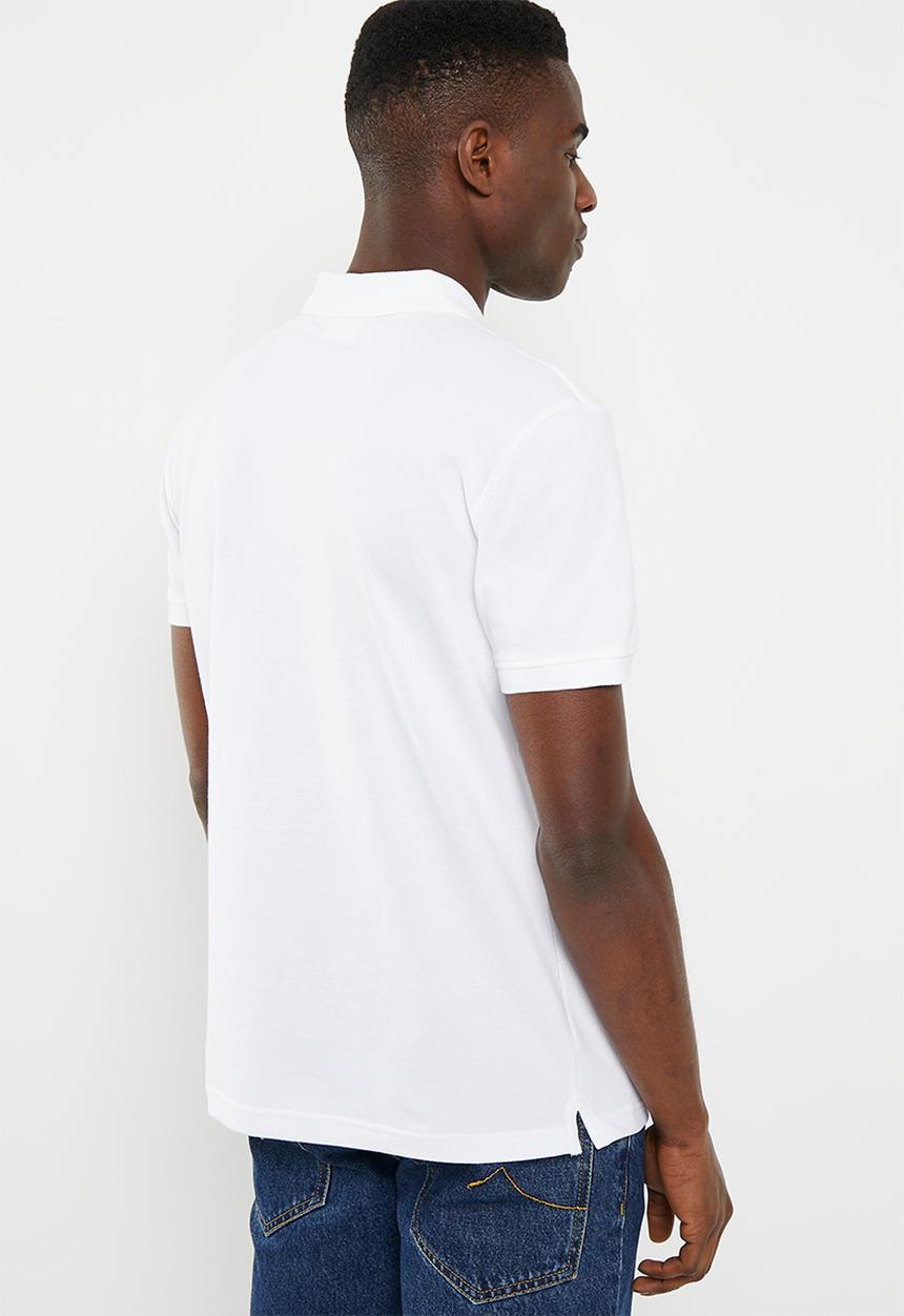 Calvin Klein - Logo tape polo - bright white
