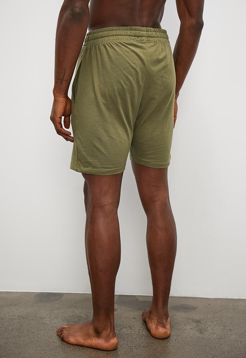 Superbalist - Knitted regular lounge short - army green