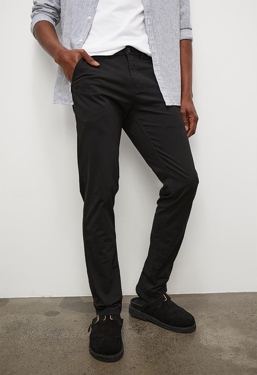 Superbalist - Caleb slim chino - black  