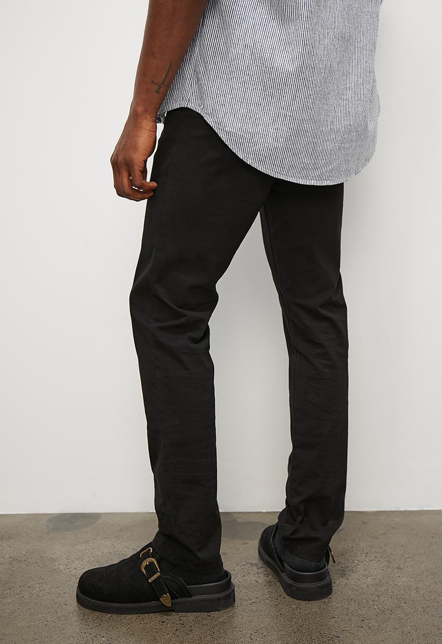 Superbalist - Caleb slim chino - black  