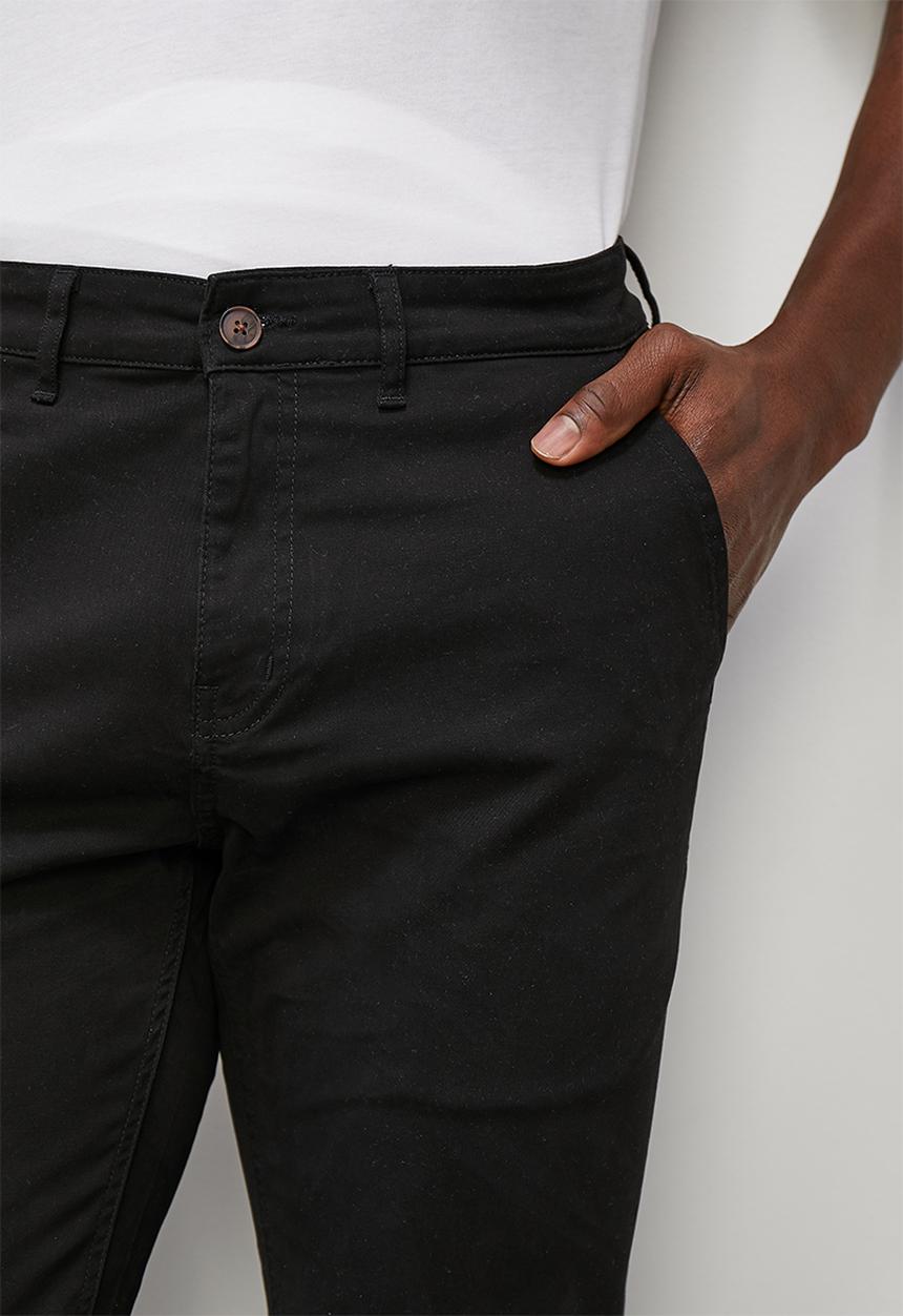 Superbalist - Caleb slim chino - black  