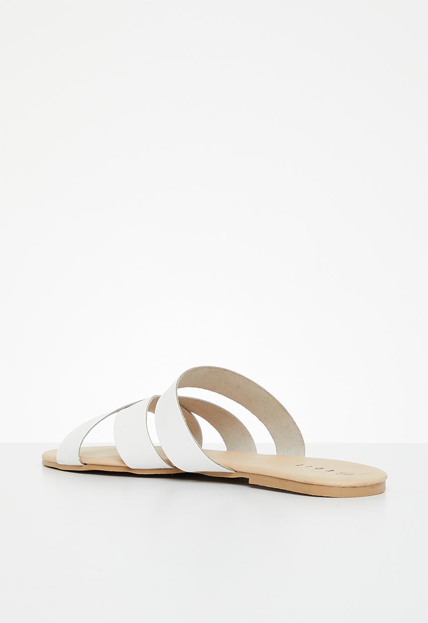 edit - Isla criss cross slides - white