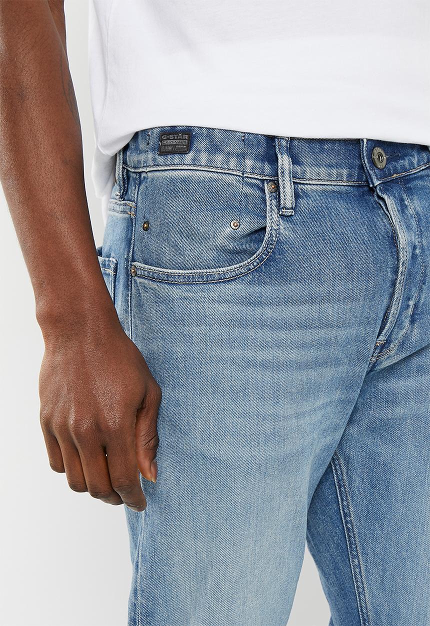 G-STAR - Mosa Straight Bright saigon stretch denim r - faded blue pool
