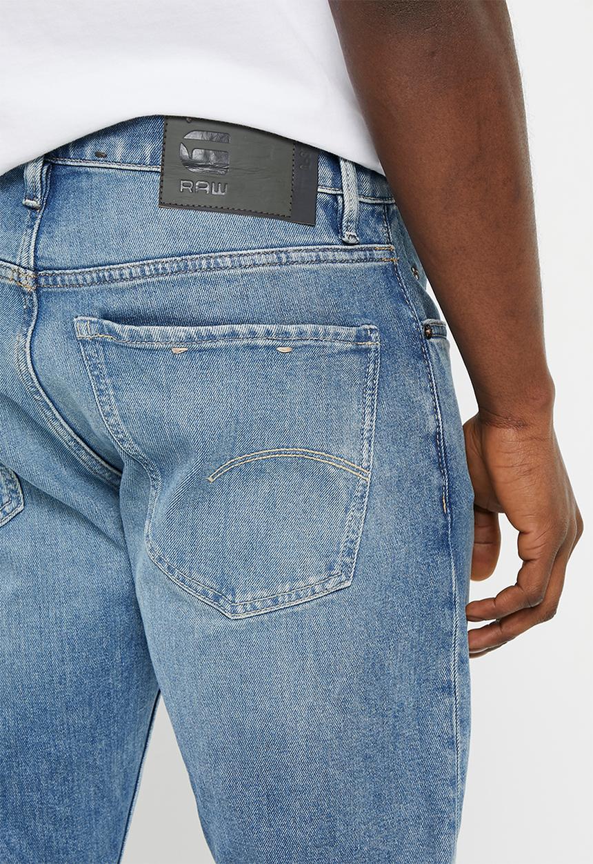 G-STAR - Mosa Straight Bright saigon stretch denim r - faded blue pool