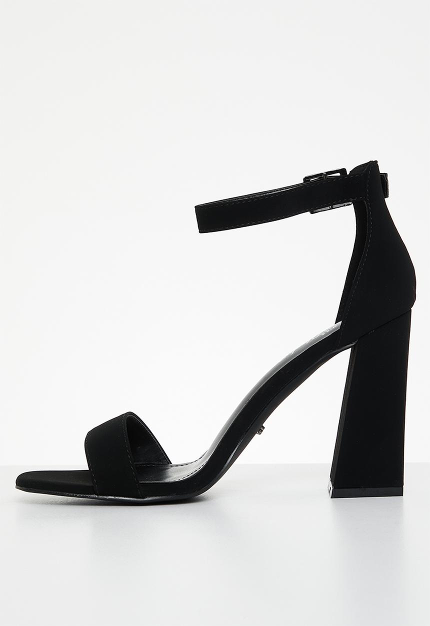 Miss Black - Senza 1 block heel - black