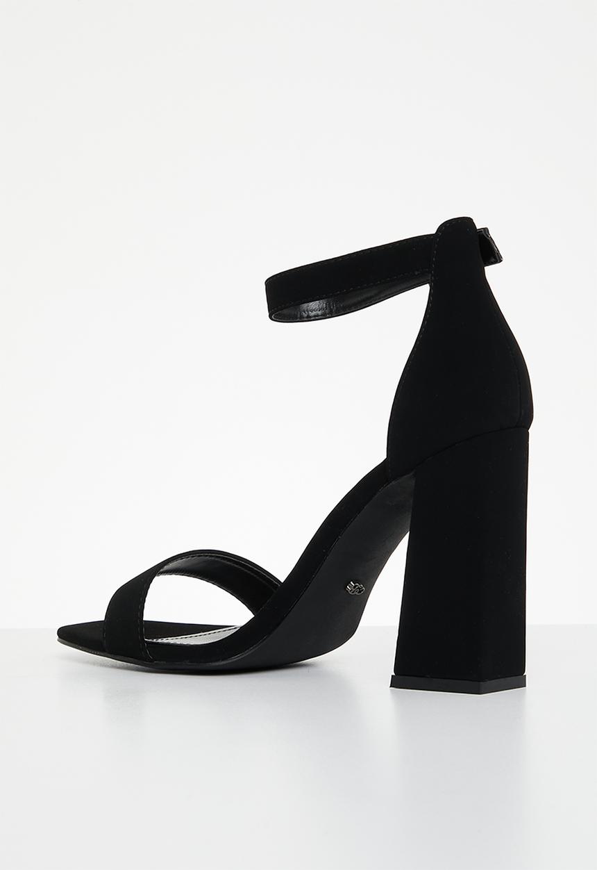 Miss Black - Senza 1 block heel - black