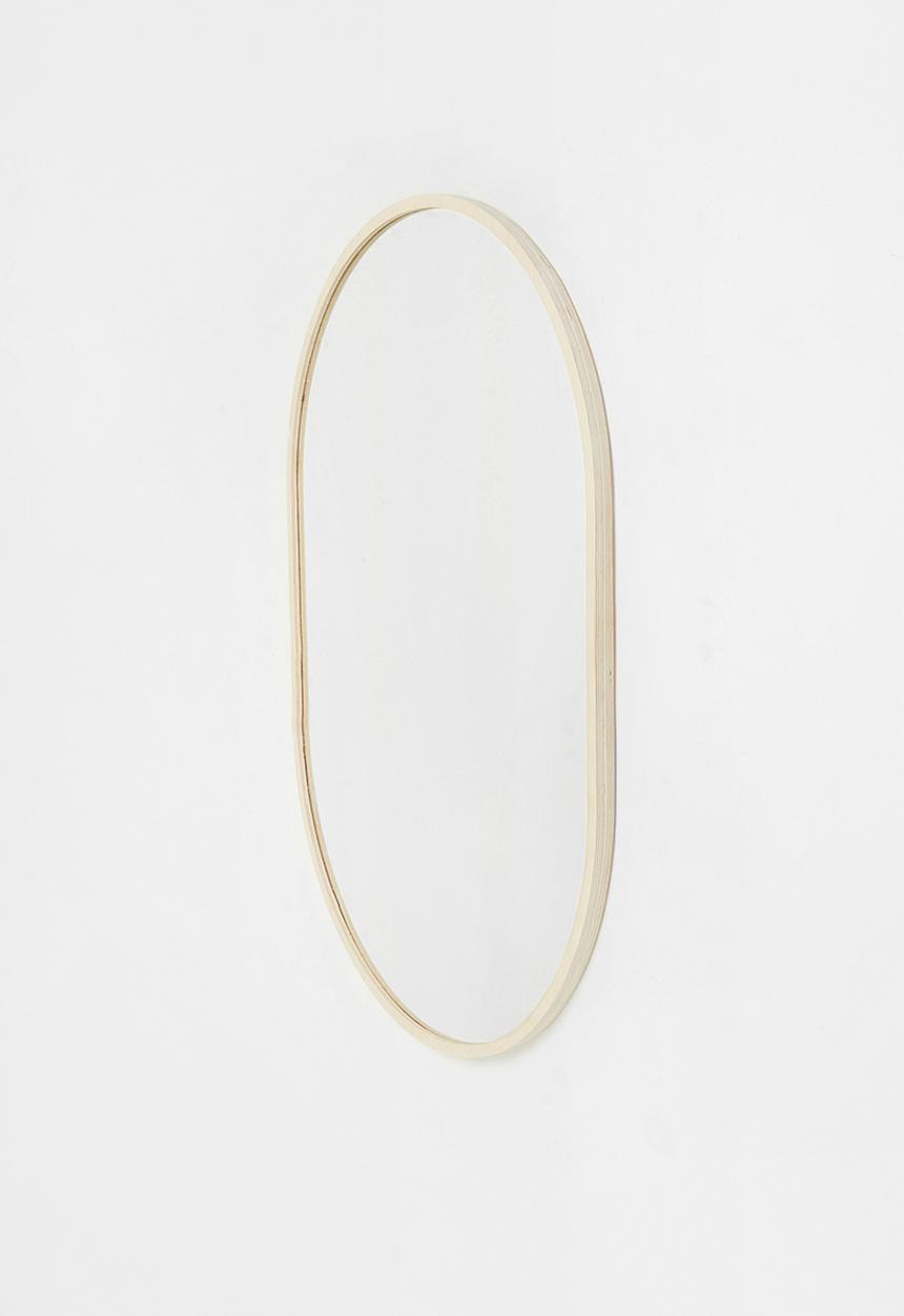 Native Decor - Birch pod mirror - natural