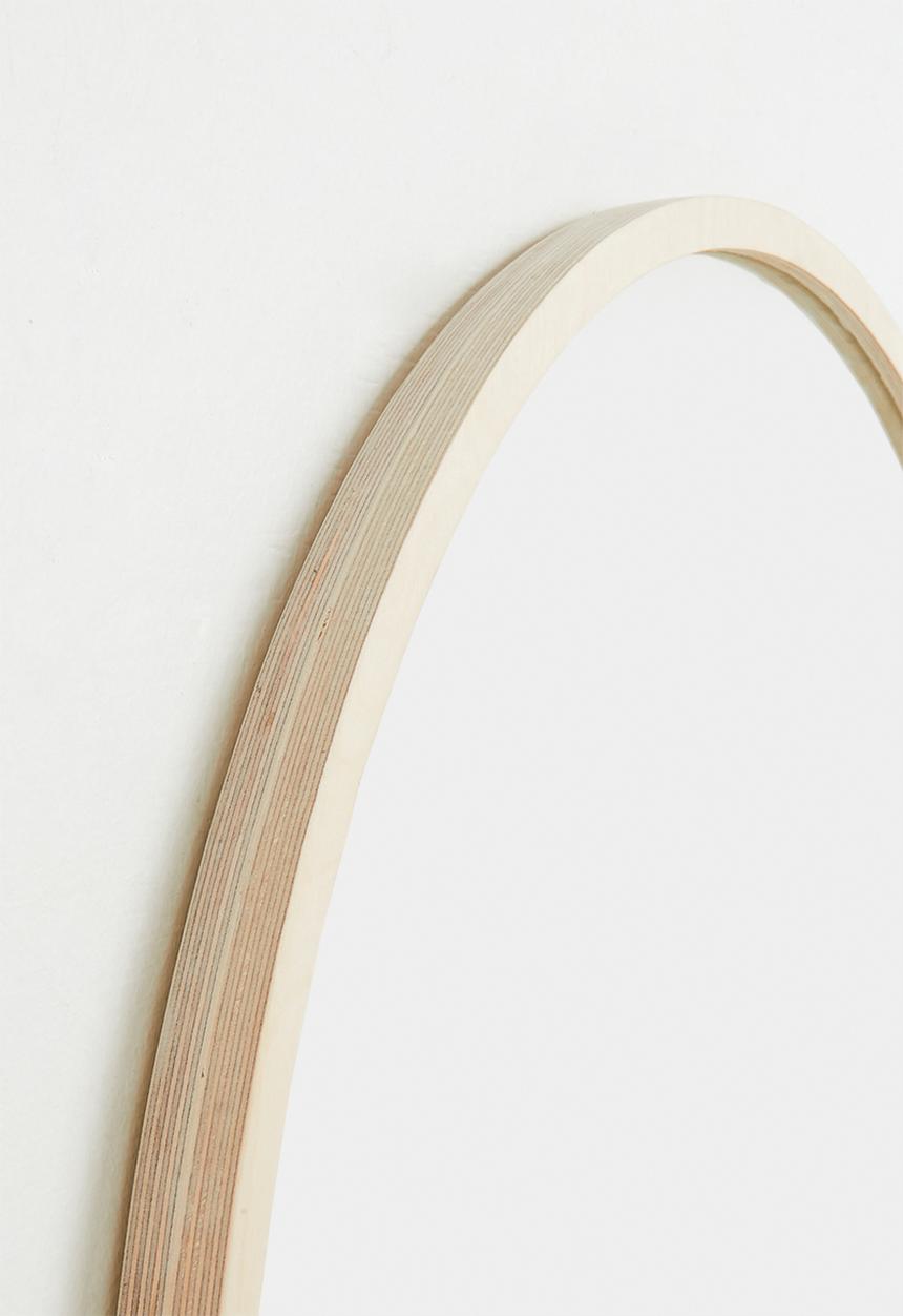 Native Decor - Birch pod mirror - natural