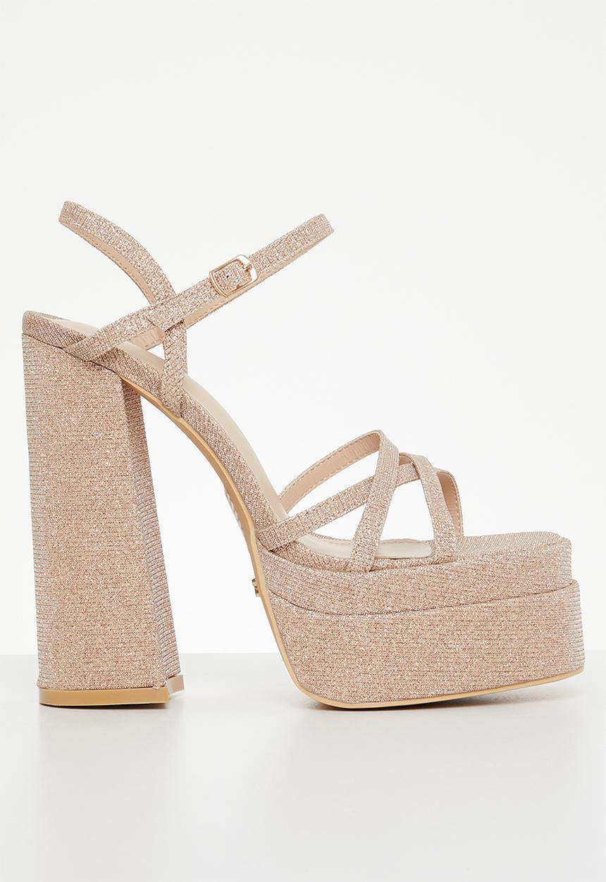 Rock & Co - Sachi11 platform heel - rose gold