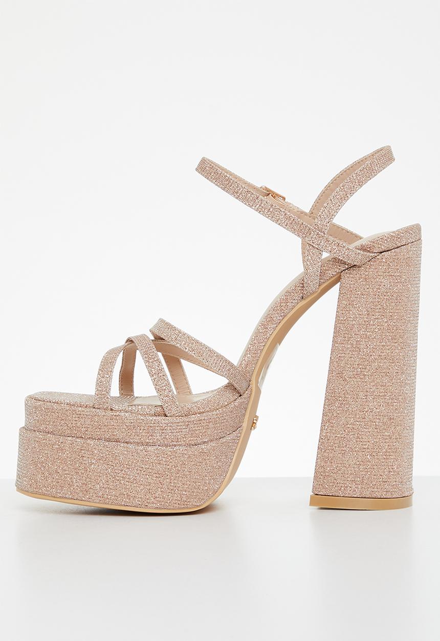 Rock & Co - Sachi11 platform heel - rose gold