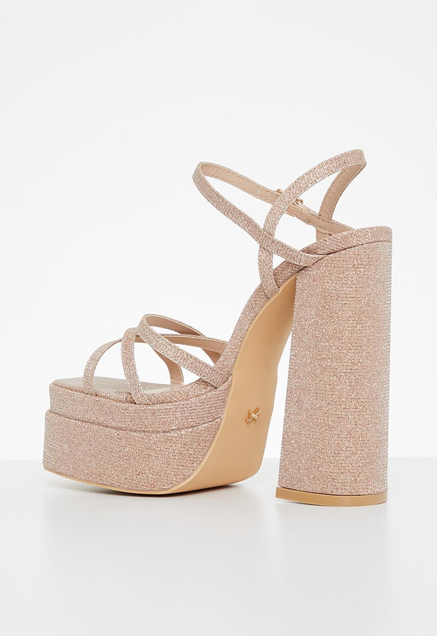 Rock & Co - Sachi11 platform heel - rose gold