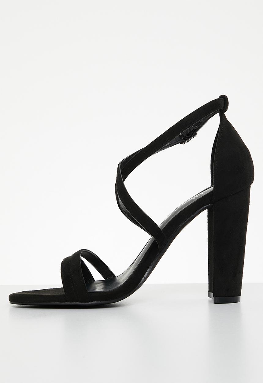 Miss Black - Border 1 block heel - black