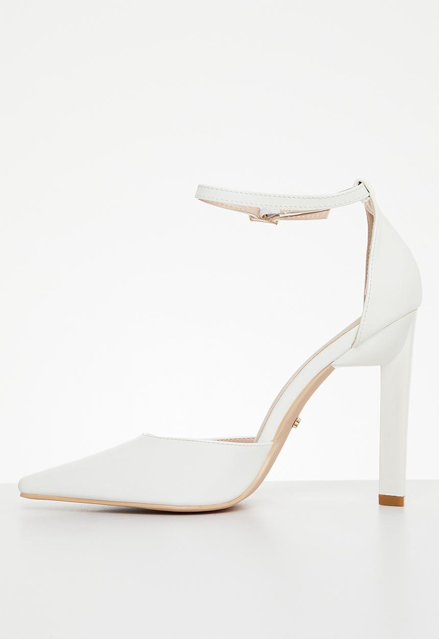 Miss Black - Class 1 court heel - white