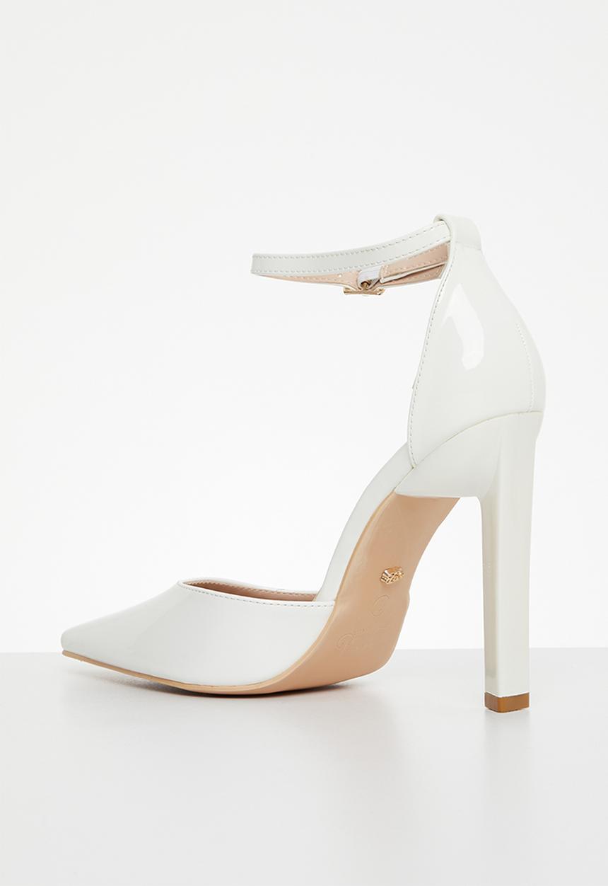 Miss Black - Class 1 court heel - white