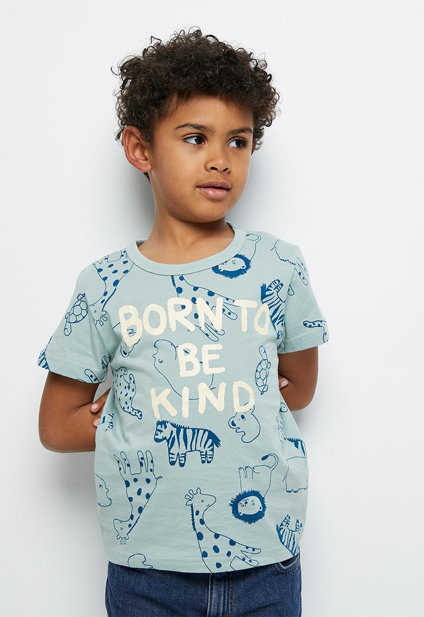Pop Candy - Printed tee - blue 