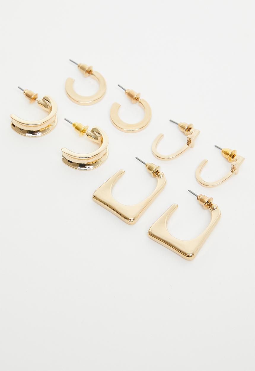 Superbalist - Lucia earring pack - gold