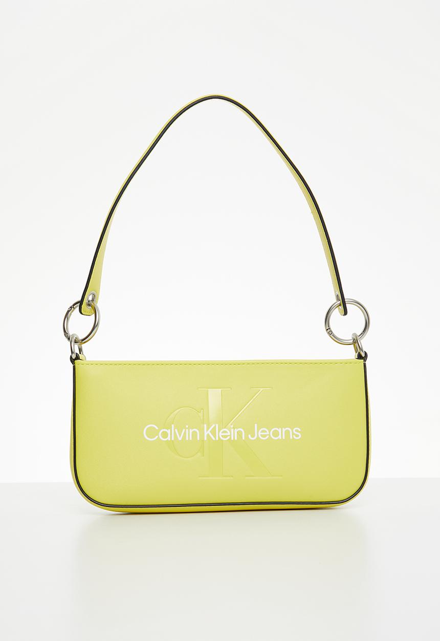 Calvin Klein - Sculpted shoulder pouch25 mono - absinthe