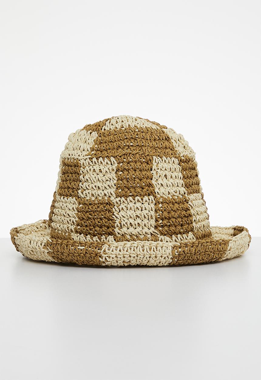 Superbalist - Harlow sun hat - brown/cream 