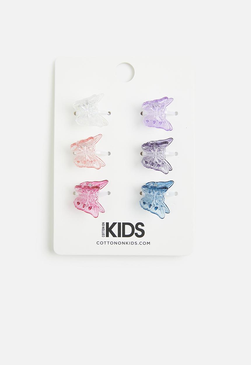 Cotton On - Large claw clip pack - multi 