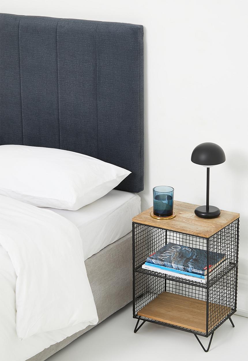 Sixth Floor - Panel headboard - charcoal