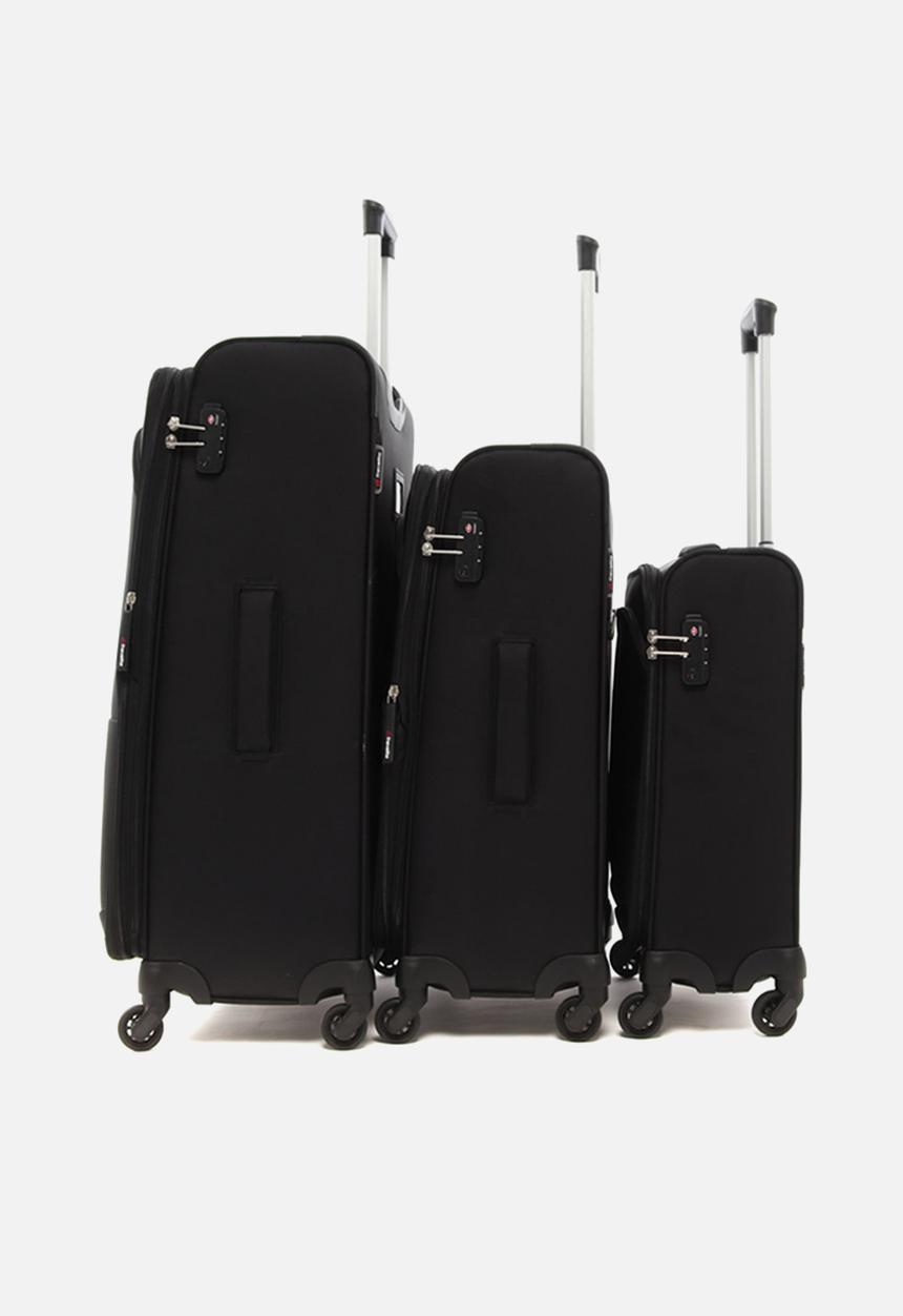 Travelite - Flash luggage set of 3 - black