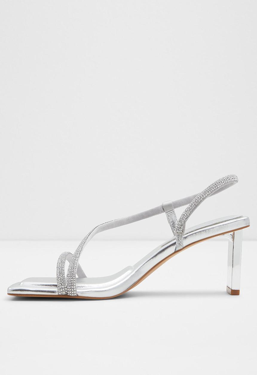 ALDO - Castlegate slingback heeled sandal - silver
