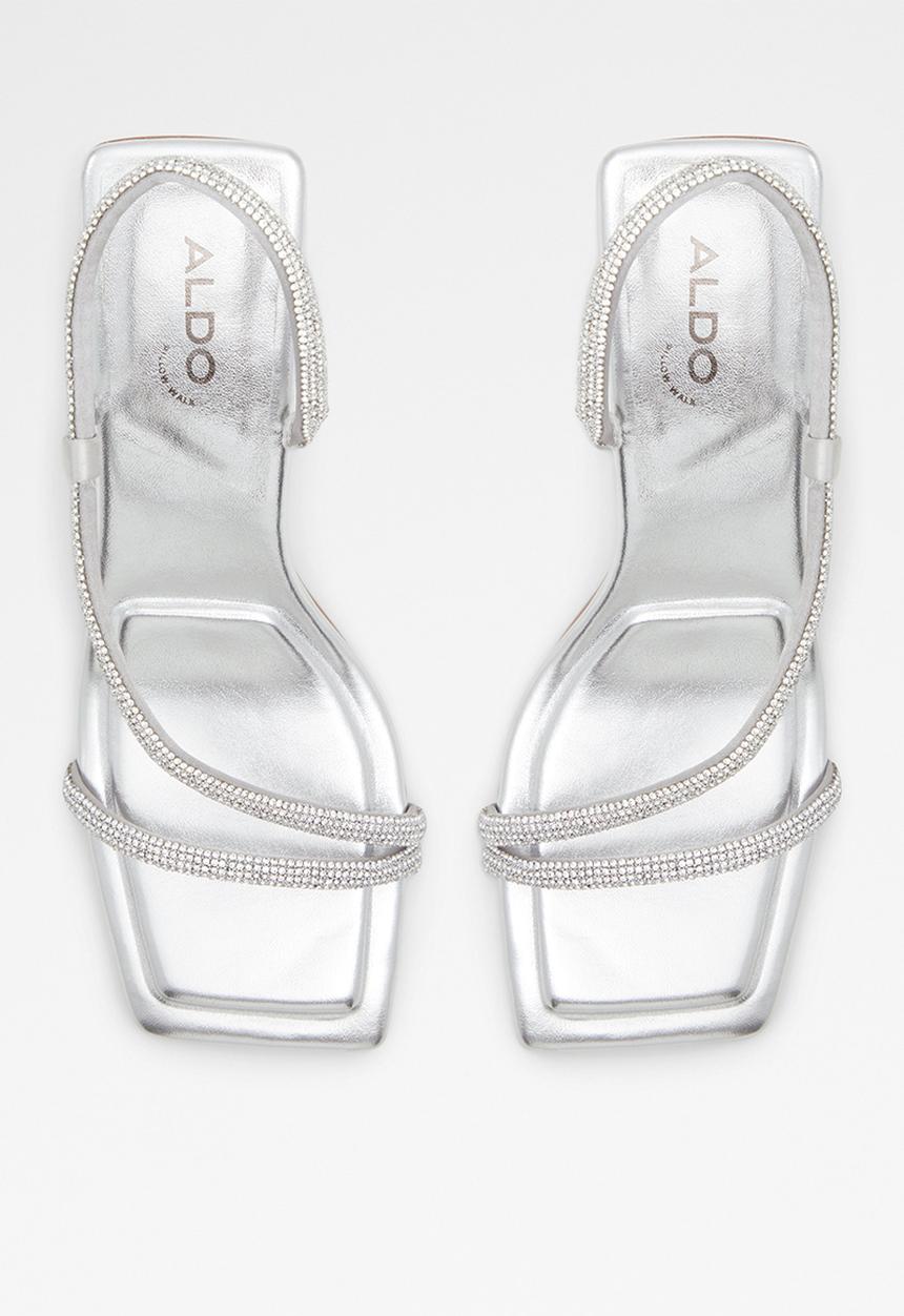 ALDO - Castlegate slingback heeled sandal - silver
