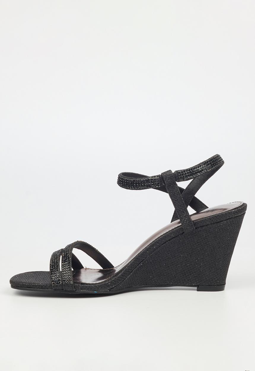 Butterfly Feet - Crysta 1 wedge heel - black